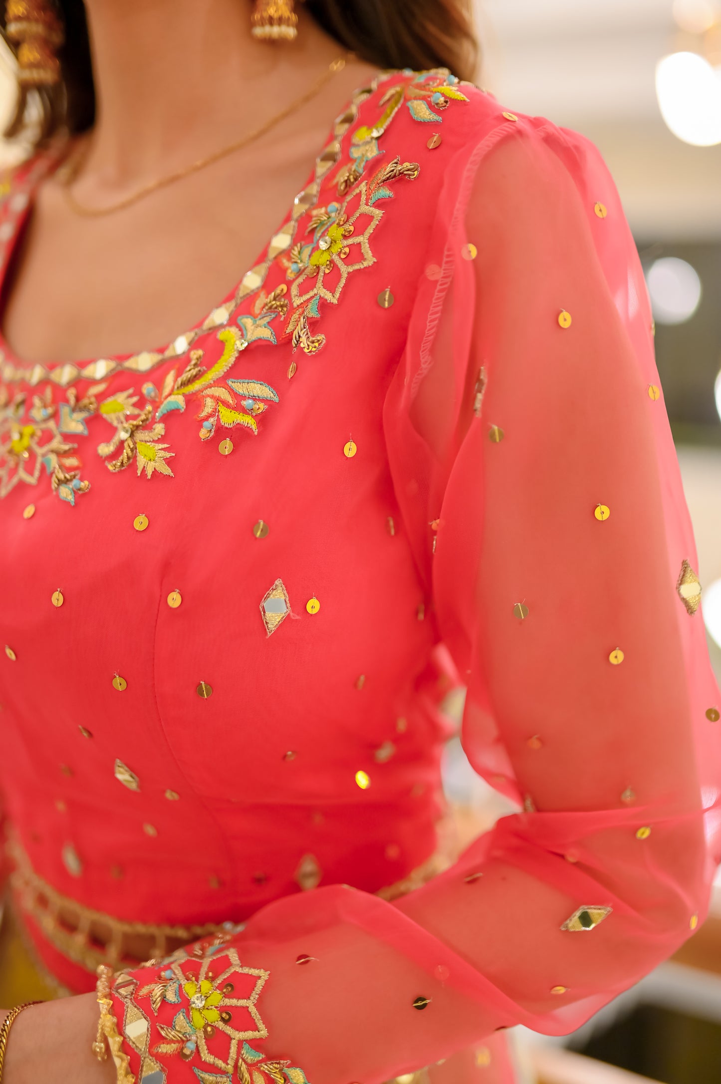 SUNSET BLOOM - Stitched