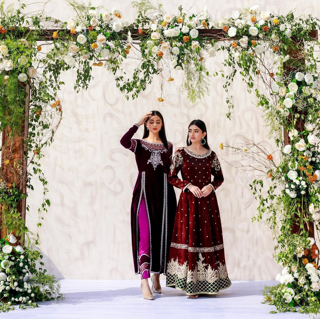 VELVET ORCHID - Stitched